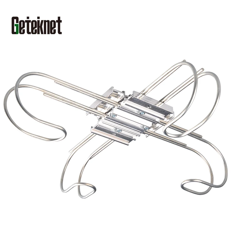 FTTH Hook Clamp for fiber cable Earth Wire Dead End Clamp Low Tension Clamp Aluminium Alloy Geteknet Standard