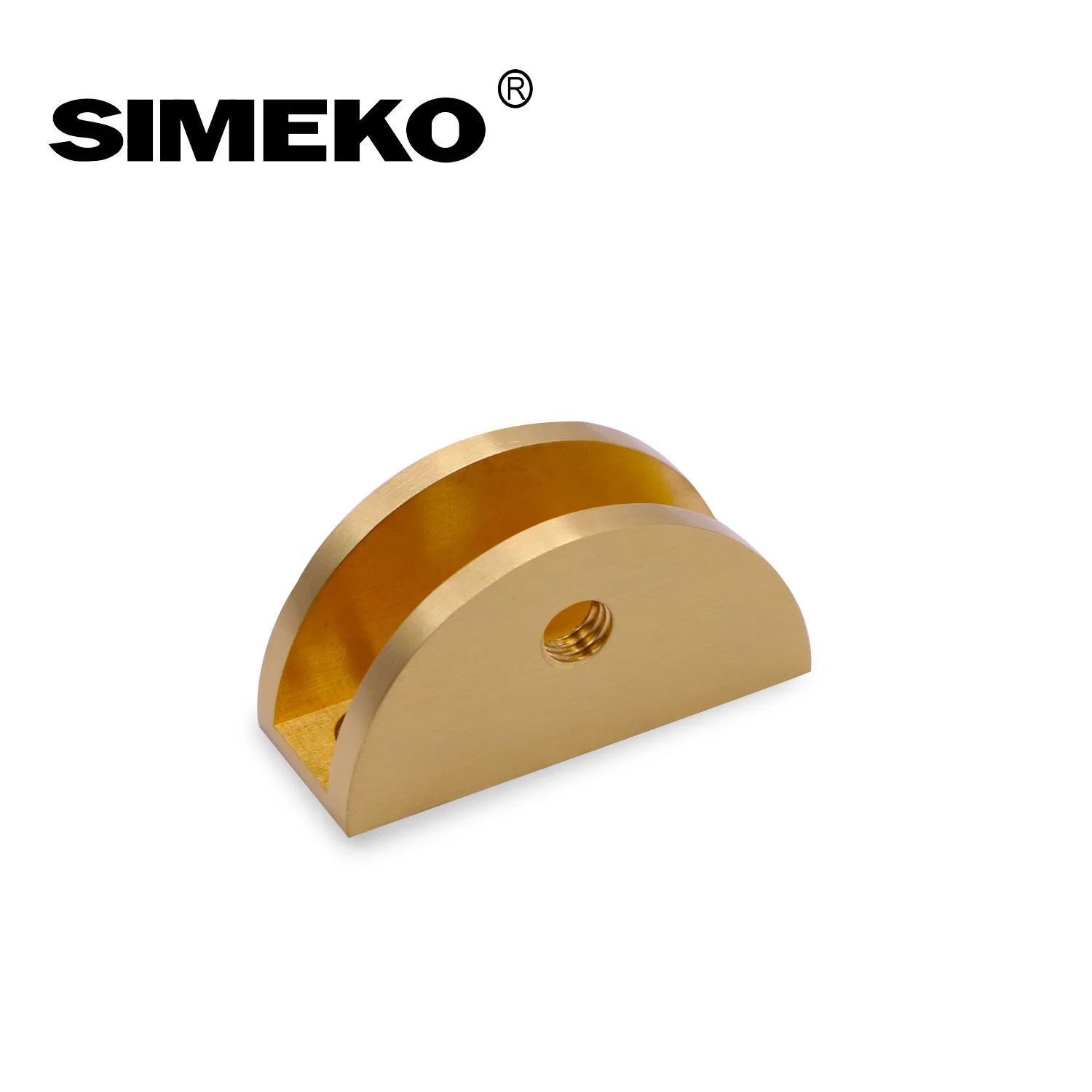 Factory sale SK-GC27  Stainless Steel 304 Zinc Alloy golden  Shower Hinge Bathroom Glass Conector Glass Clamp