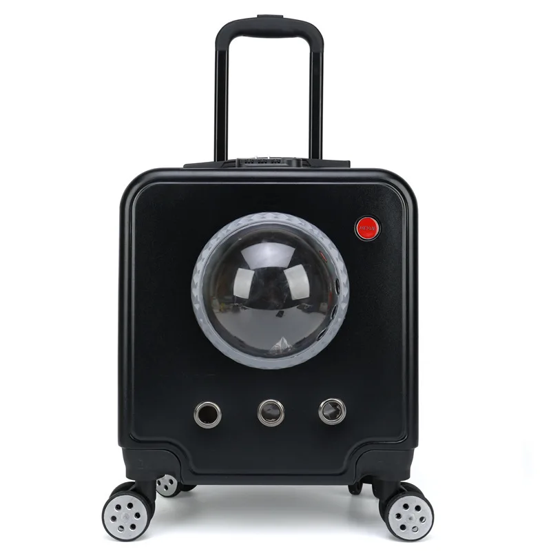 2023 Square Cat Bag Going Out Trolley Case Cat Space Capsule Comfortable Breathable Travel Bag Pet Supplies