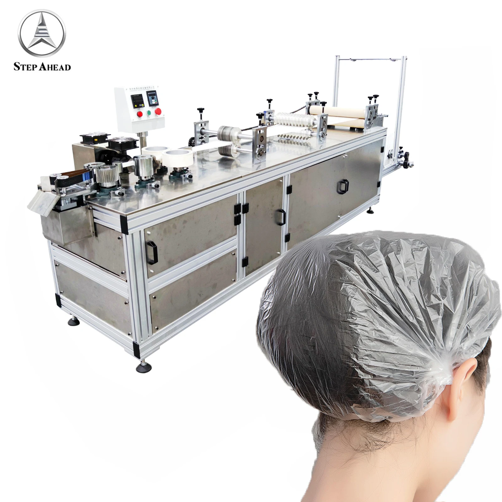Cheap Price Automatic Hotel Head Cover Plastic Shower Bouffant Non-woven Cap Making Machine