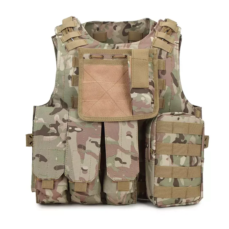 HOT  Manufacturer Factory price Tactical Black Training Vest Tactical Equipment Plate Carrier Pouch Tactical Vest