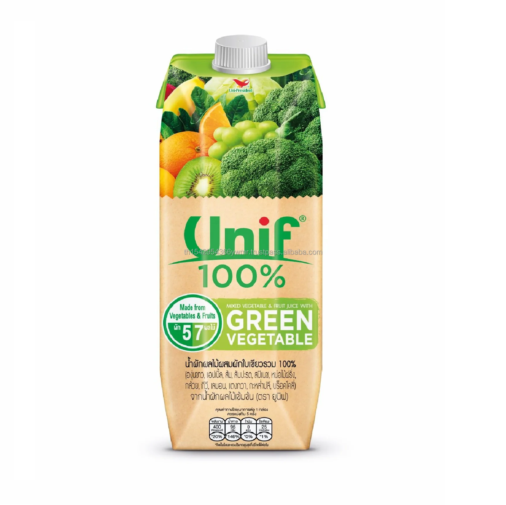 UNIF 100%/Зеленый Овощной Сок (Размер 1,000 мл)/фруктовый сок, фруктовый и овощной сок, соки для мягких напитков, свежий и полезный