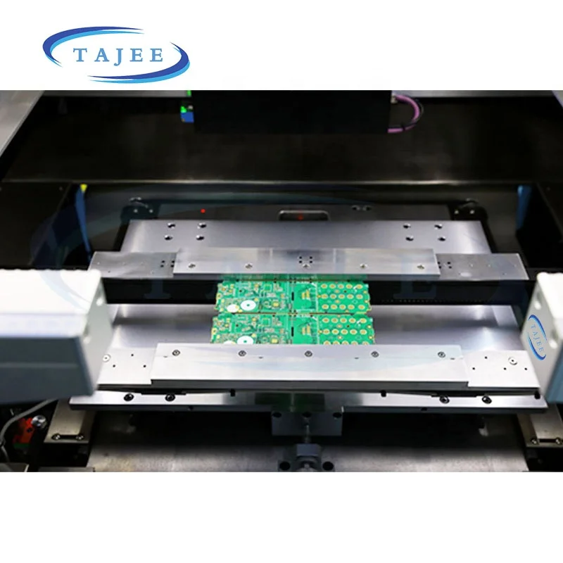  Прочный с использованием низкая цена футболка Pcb полу автоматическая трафаретная печатная