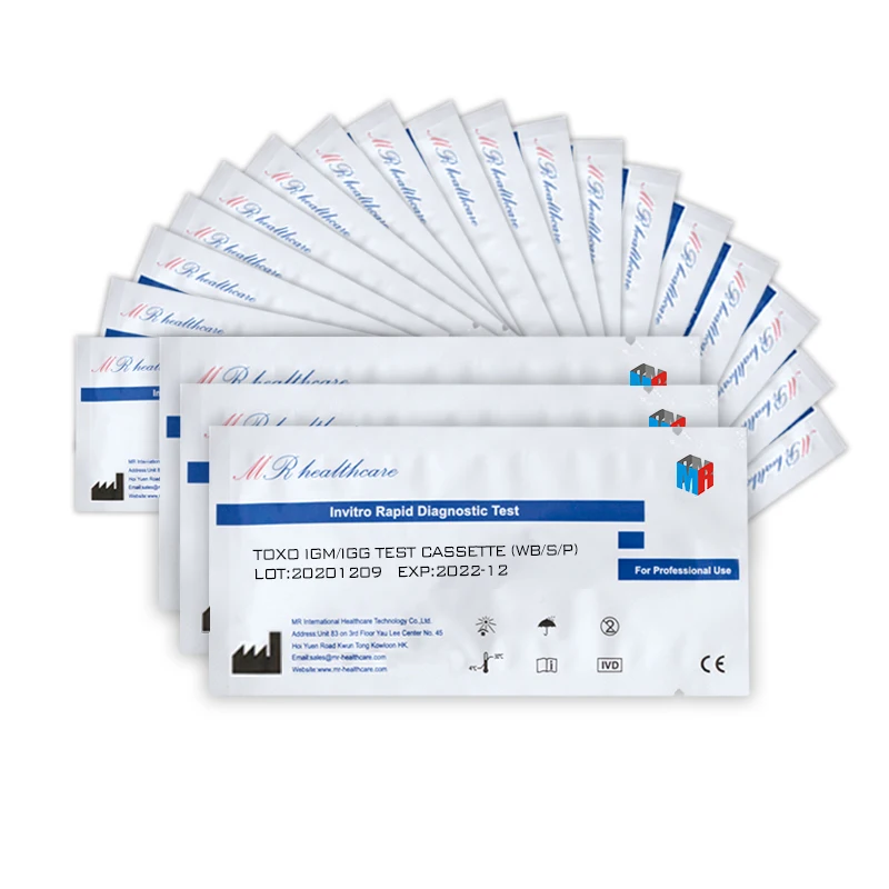 Wholesale price TOXO Toxoplasma Antibody Test IgM/IgG Tri-line test Medical diagnostic test kit
