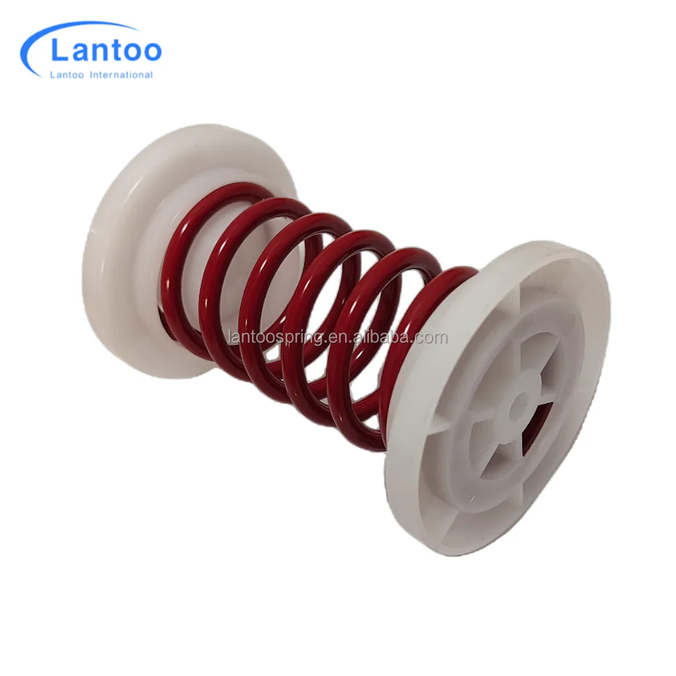 Exercise Gymnastics Floor System Music Wire Compression Spring With Plastic Caps
