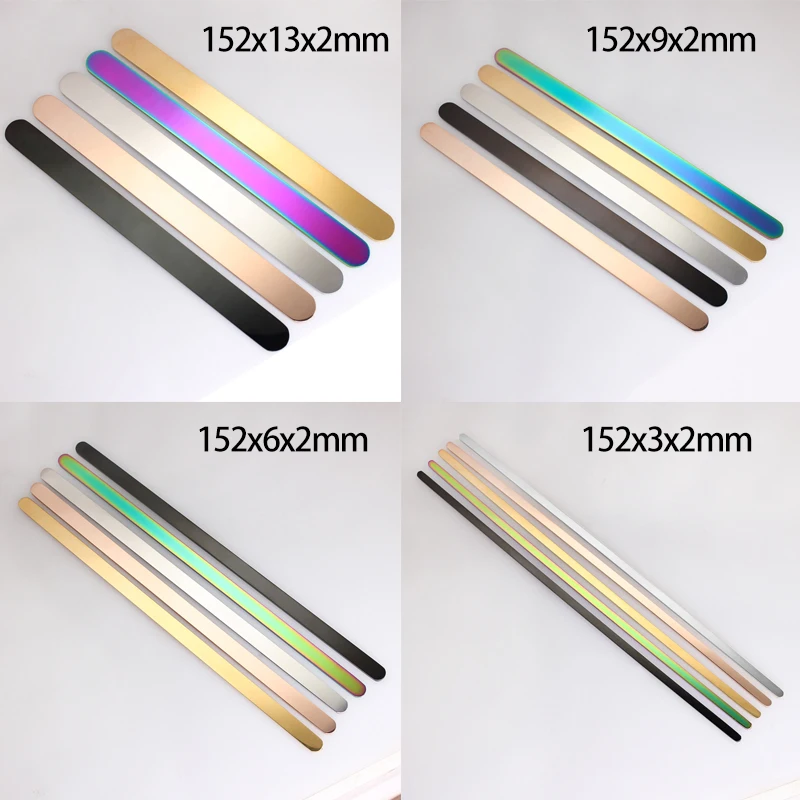 Wholesale DIY Bending Flat Cuff Bracelet Blank Stainless Steel Straight Bangle Bar Straight Cuff Bracelet For Engraving