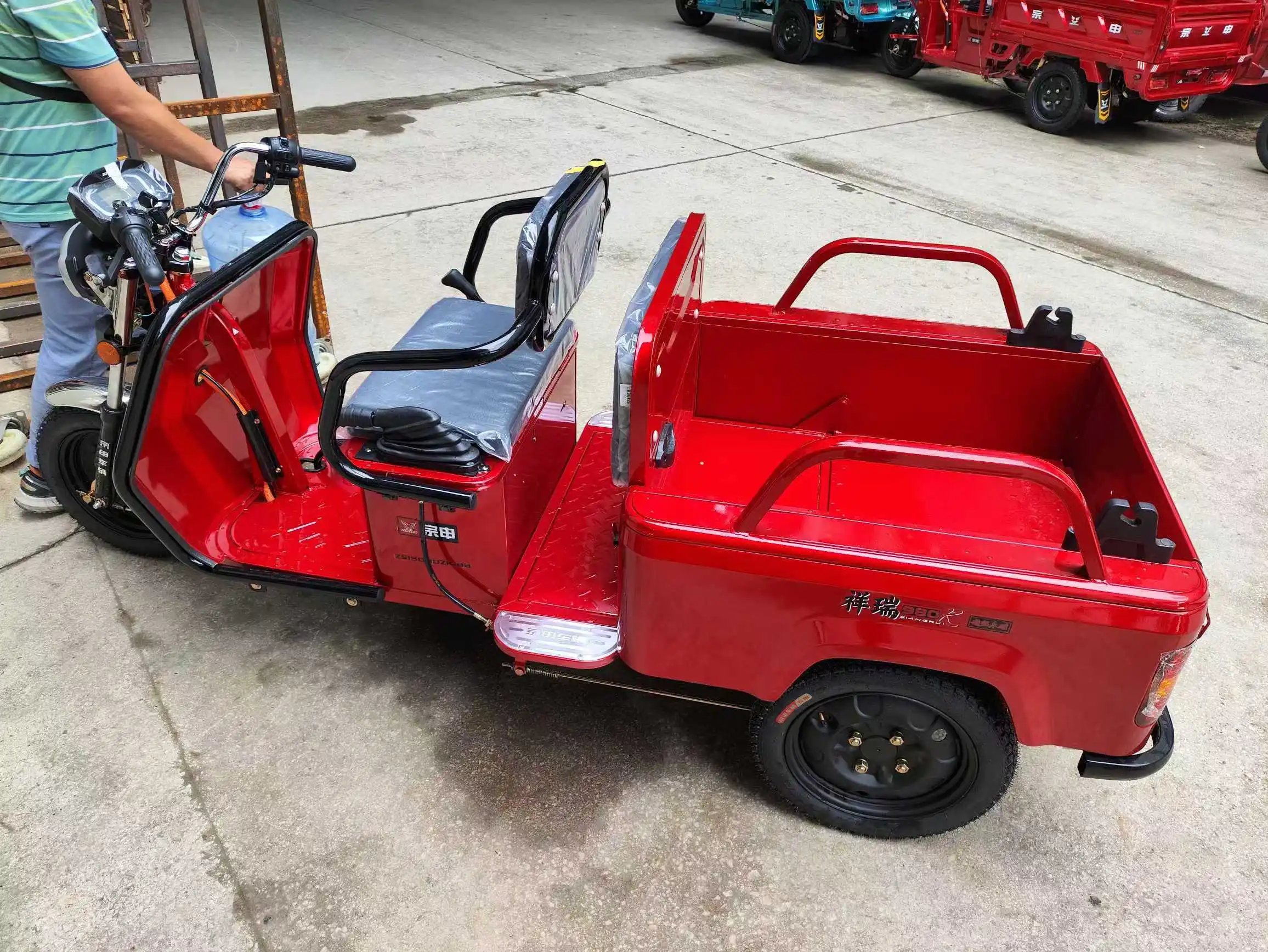 Double Duty for Passenger and Cargo 3 Wheel Golf Citycoco Bag Adult Electric Tricycle Tricycles 1500W Cargo Mobility Scooter