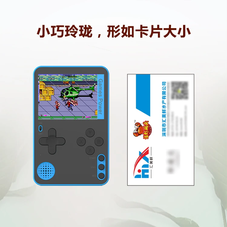 Portable 500 Games player Box Handheld Mini SUP retro Classic Video Game Consoles with Double Player