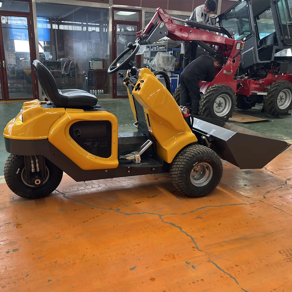 For Planting Tree and Cleaning at Garden Mini Wheel Loader for Sale 2023 Factory Hot Sale 4 WD Luxury Water 500 Hydrostatic 4wd