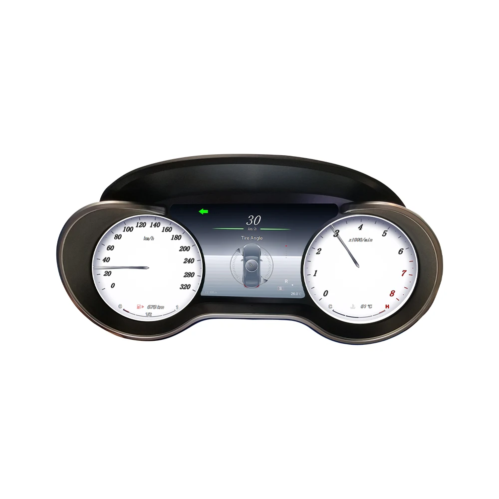 Car Digital Cluster Virtual Cockpit for Mercedes Benz GL ML Class 2005-2012 Odometer Player Dashboard Speed LCD Meter Screen