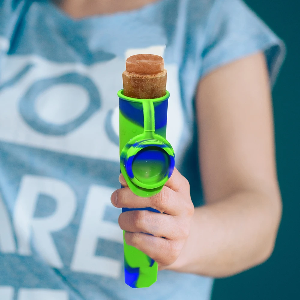 BHD набор из 6 высококачественных разноцветных многоразовых силиконовых формочек для мороженого без БФА