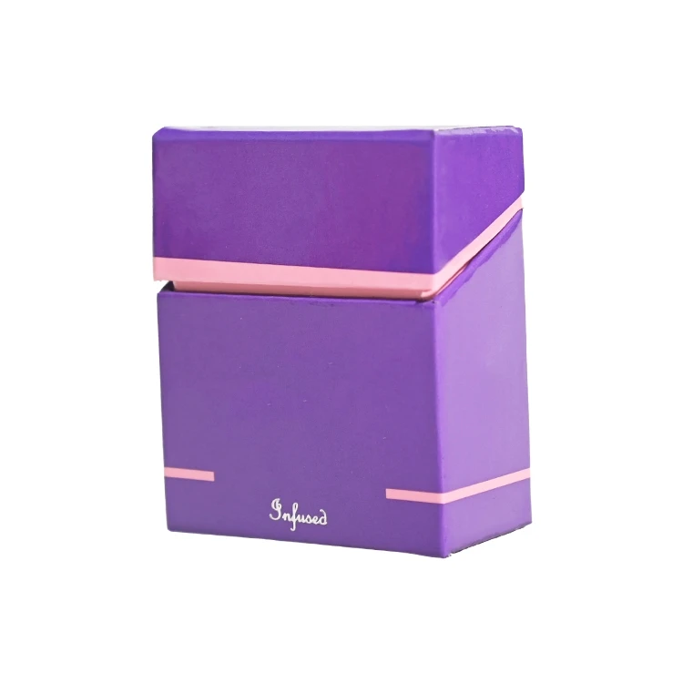 Custom Printed Tobacco Smoking Mini Rigid Cardboard With Flap Childproof Paper Box For Cigarette