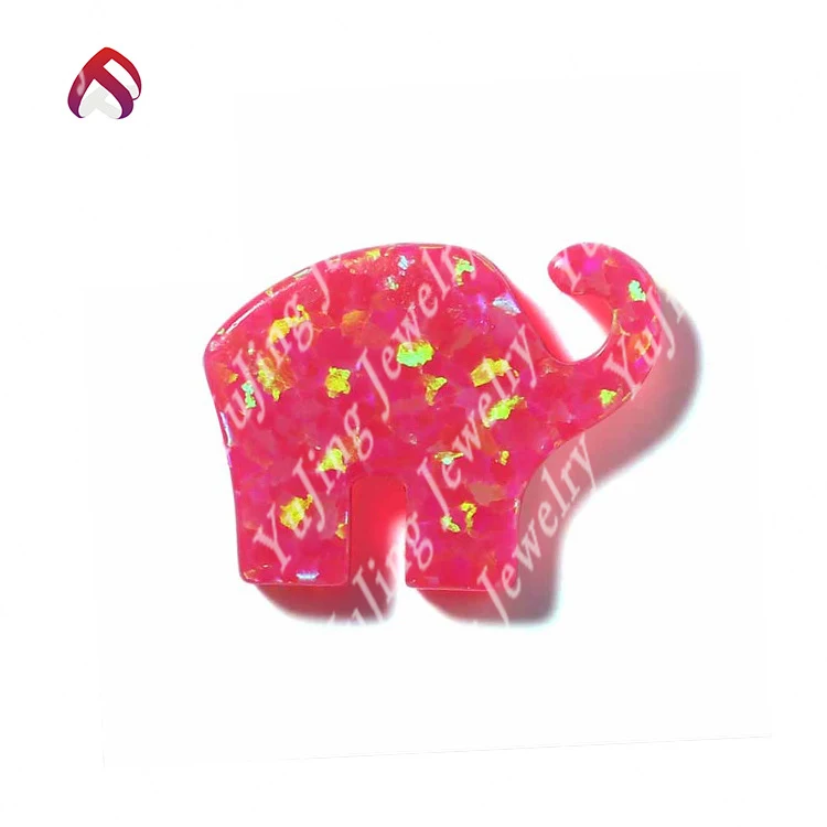 Top Quality Tooth Accessories Heart Cabochon Flat Back Teeth Gems Opal Opal Tooth Gem