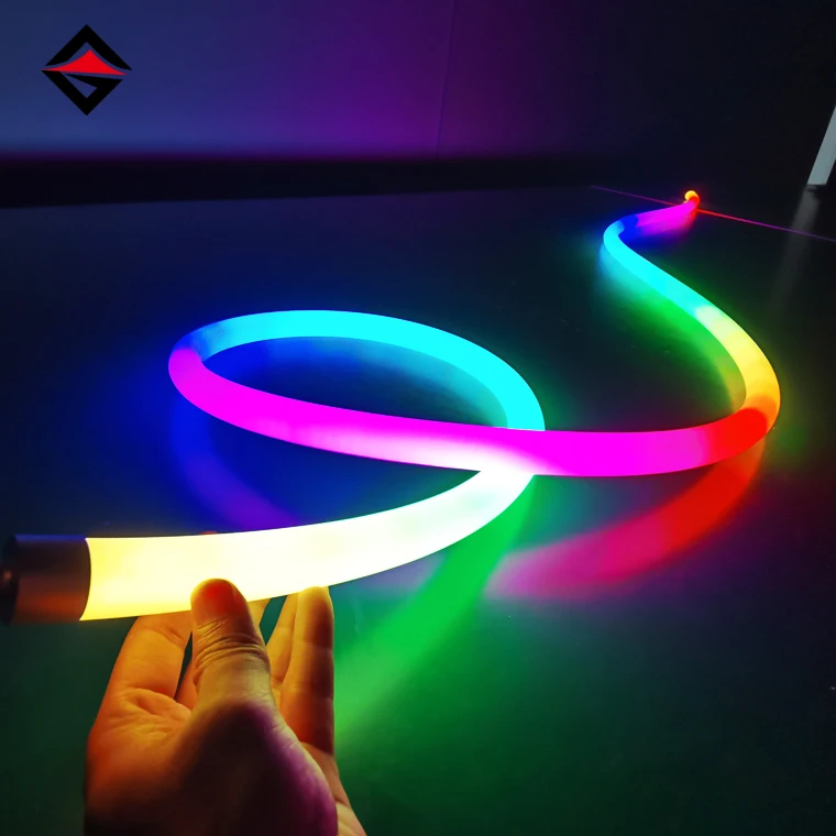 12V 24V ws2815 светодиодный неоновый 360 градусов пиксельный круглый шланг гибкий