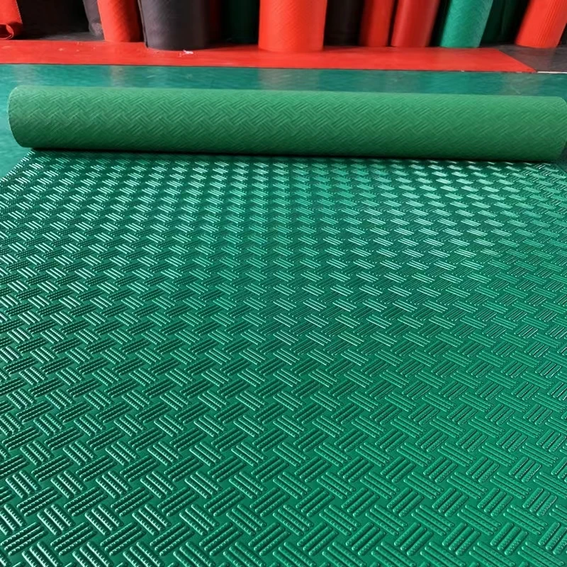 non slip coin leaf anti slip PVC bus mats flooring mats