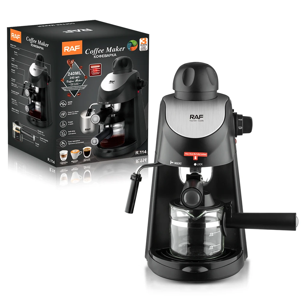 RAF Good Quality Mini Commercial Coffee Maker Barista Espresso Coffee Machine for Home Use