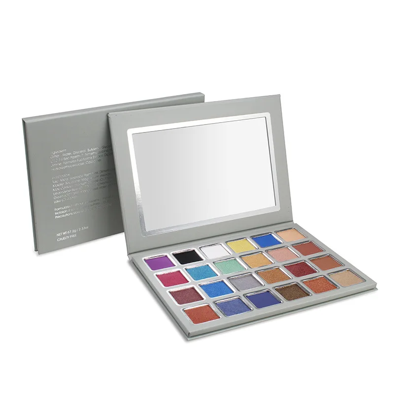 
Private Label Beauty Shimmer Eye Makeup Matte Pearl 24 Colors Eye Shadow Palette 
