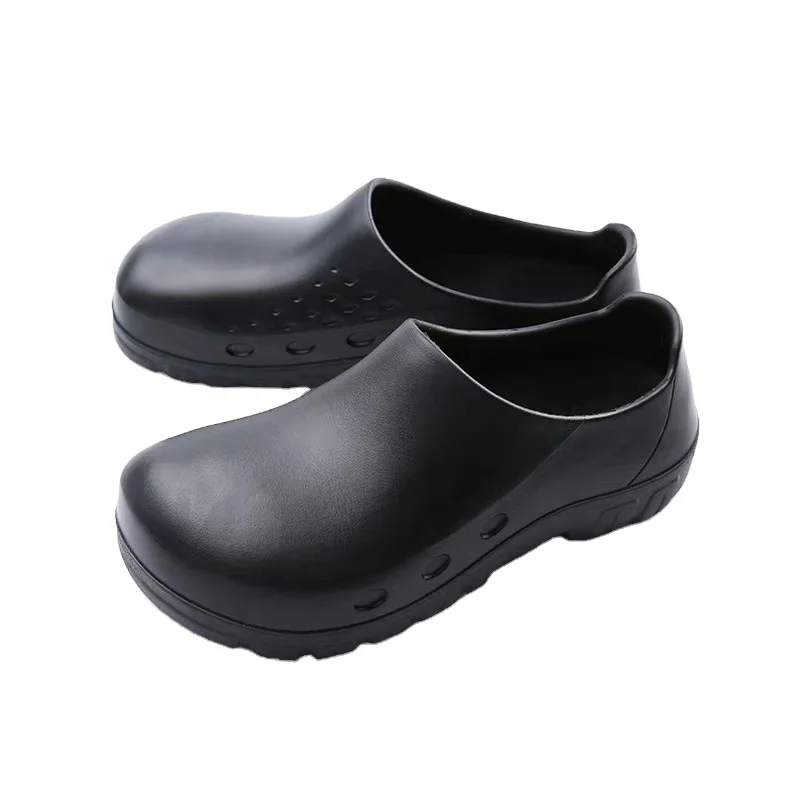 Wholesale Steel Toe Anti-slip Kitchen Chef Safety Shoes Special Functional Shoes Safety One-Stop Oil Water Working Shoes