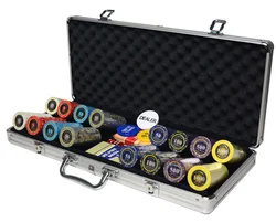 400 шт./компл. 14 г наборы покерных фишек для казино, наборы красочных фишек из глины «техасский холдем» + металлическая коробка