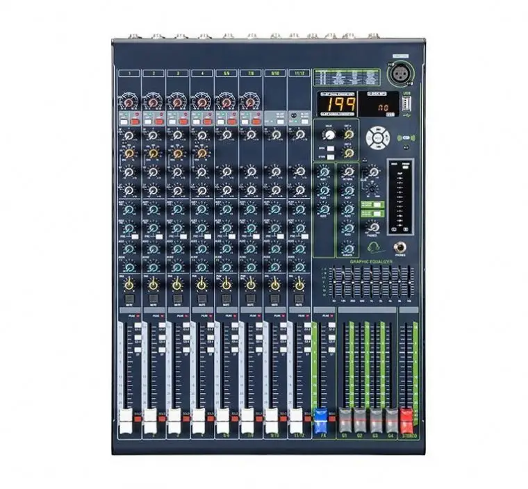 live sound studio recording professional 12  channel usb digital pro audio mixer console