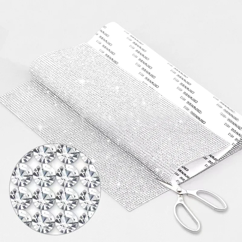 Diamond Sticker Adhesive Jewelry Sticker Crystal Sticker Diamond Sticker Car Sticker Decorative Self-Adhesive Rhinestones Paster
