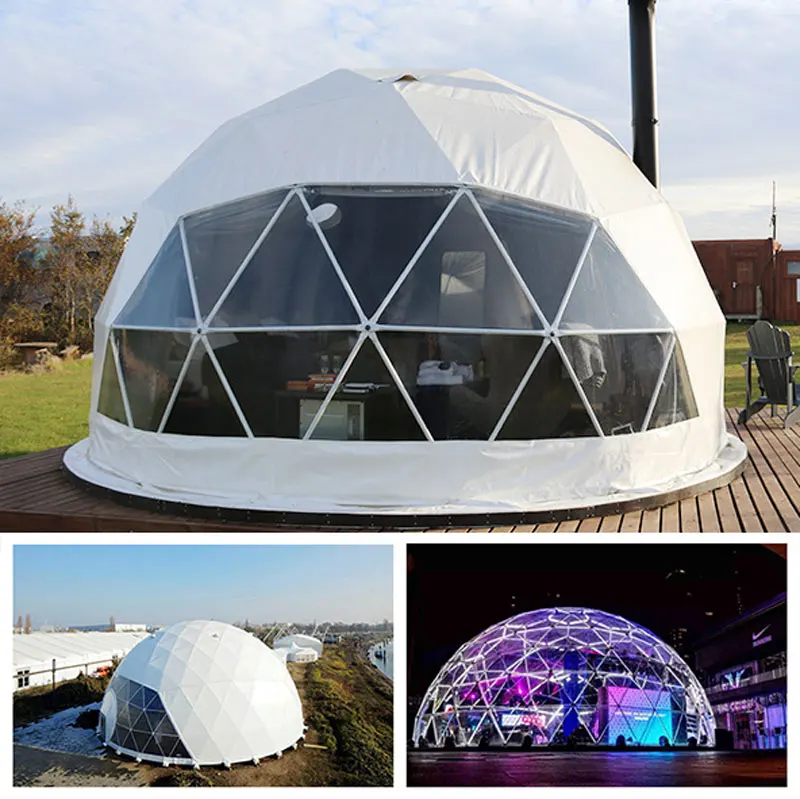 Luxury outdoor hotel starry room bubble house transparent spherical hotel tent camping tent