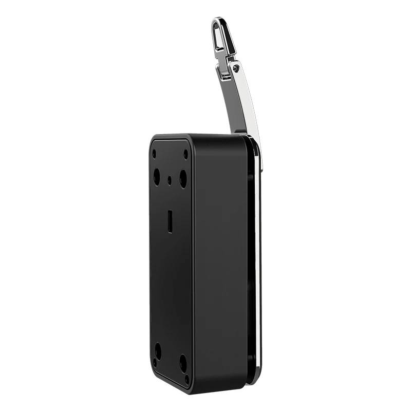 Anti-theft lock Embedded Smart Zinc alloy charging port biometric Fingerprint Lock for bag