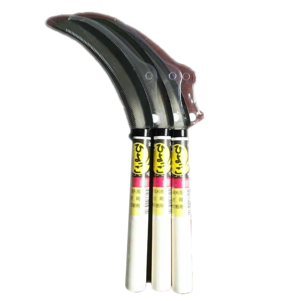 Хорошее качество, дешевый Полировальный Инструмент с длинной ручкой из тополя 6,5 дюйма и черным наконечником, серп из высокоуглеродистой стали