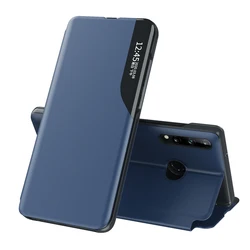 Business Style PU flip leather Durable TPU Phone Case For huawei p40 lite Back Cover
