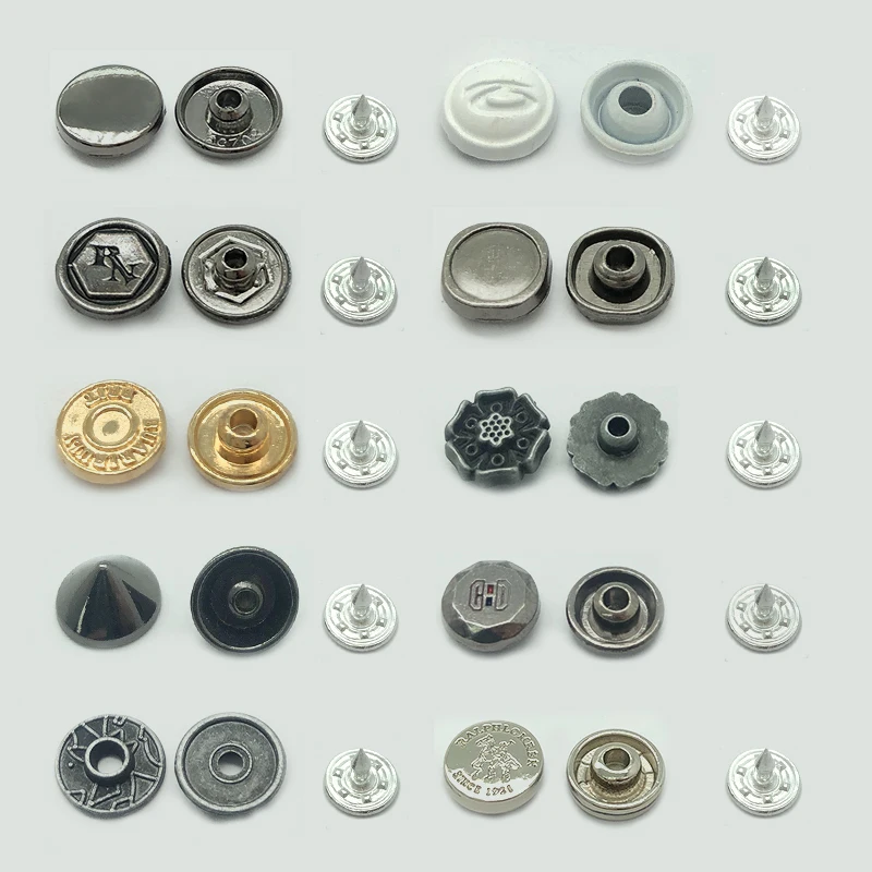 Factory wholesale Metal jean button High quality denim  Rivet button