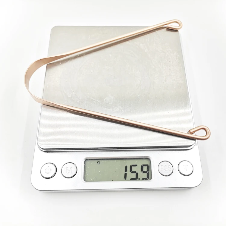 
Wholesale 100% Copper Material Tongue Scraper Cleaner 