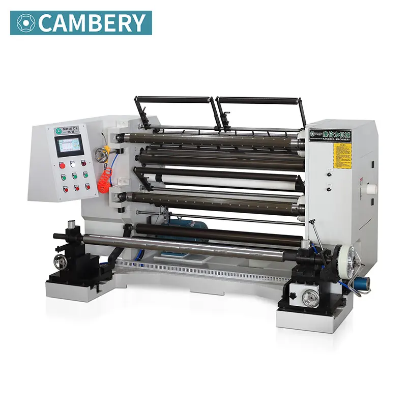 Foshan factory automatic adhesive tape film longitudinal rewinding machine cutter