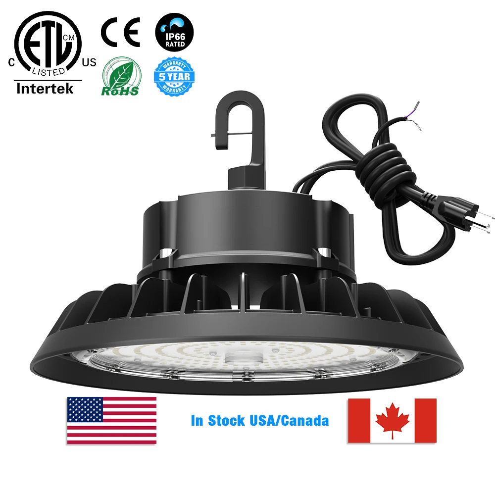 5 years warranty 200w 5000K 150lm/w lighting 3cct switchable led high bay light