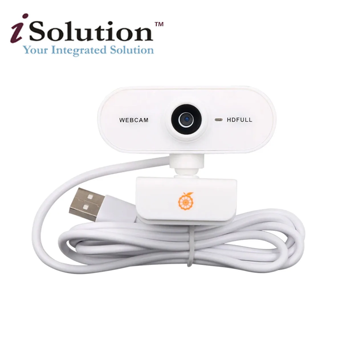 Orange Pi 1080P Mini HD Camera 360 Horizontal Rotation with USB Interface Analogue Microphones,Compatible with Win XP/7/8/10 iOS