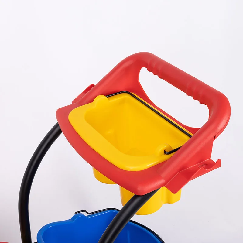 Household double mop buckets trolley with down press wringer cleaning tools