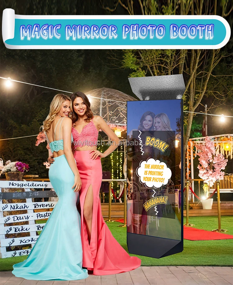 Big Me Mirror Touch Lcd Screen Advertising Photo Booth With Software
