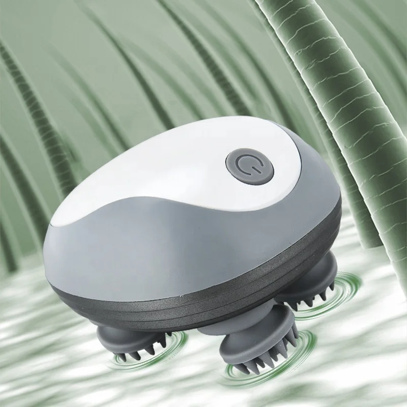 Head Massage Electric Head Scalp Massager Machine Waterproof Handheld Head Vibration Scalp Massager