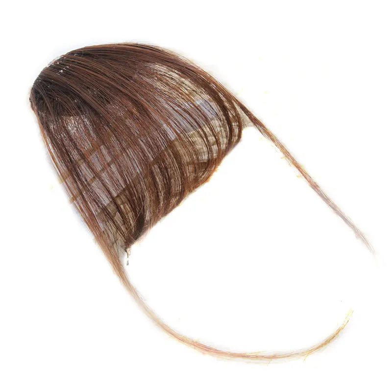 
Wholesale cheap wig mini air bangs ladies bangs layered wig lifelike invisible bangs wig temples chignon 