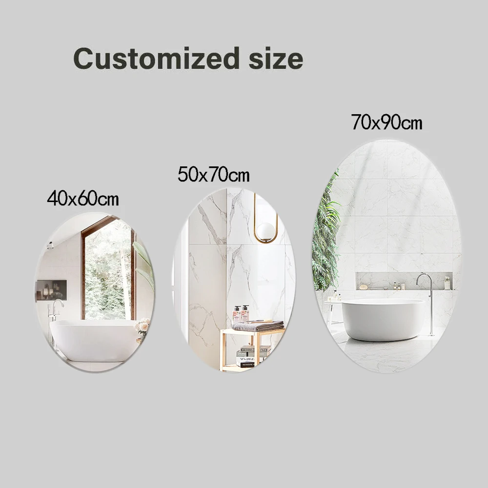 Hot Selling Modern Glass Antifog Barber Station Bath Furniture Star Shape Dress Arch Bathroom Wall Mirror Bedroom Decoration