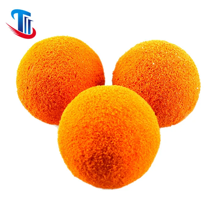 DN100 DN125 DN150  DN50 DN80 concrete cleaning  foam wiper ball sponge ball for concrete pump pipe