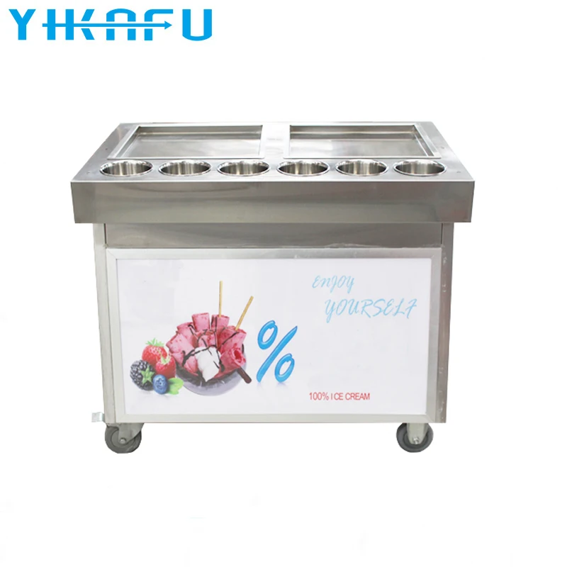 Quality Guarantee Durable fried ice cream  rolls making machine