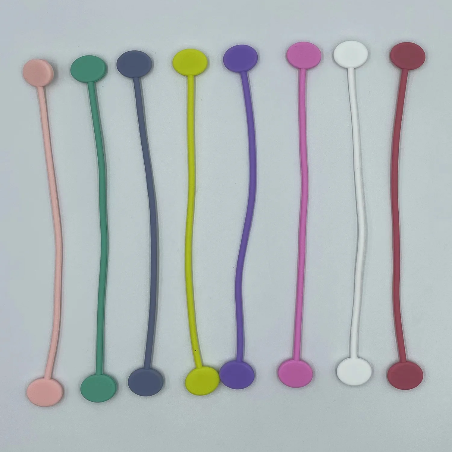 Silicone Magnetic Earphone Cord Winder Wire Cable Organizer Holder for Kitchen Handy Headphones Winder & Cables Storage Clips