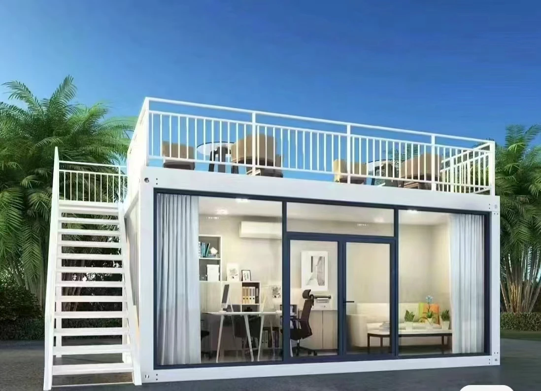 Customized Mobile Shop China 2024 Portable Packing Panel Container House Fast Installation 20ft 40ft Home Office Container