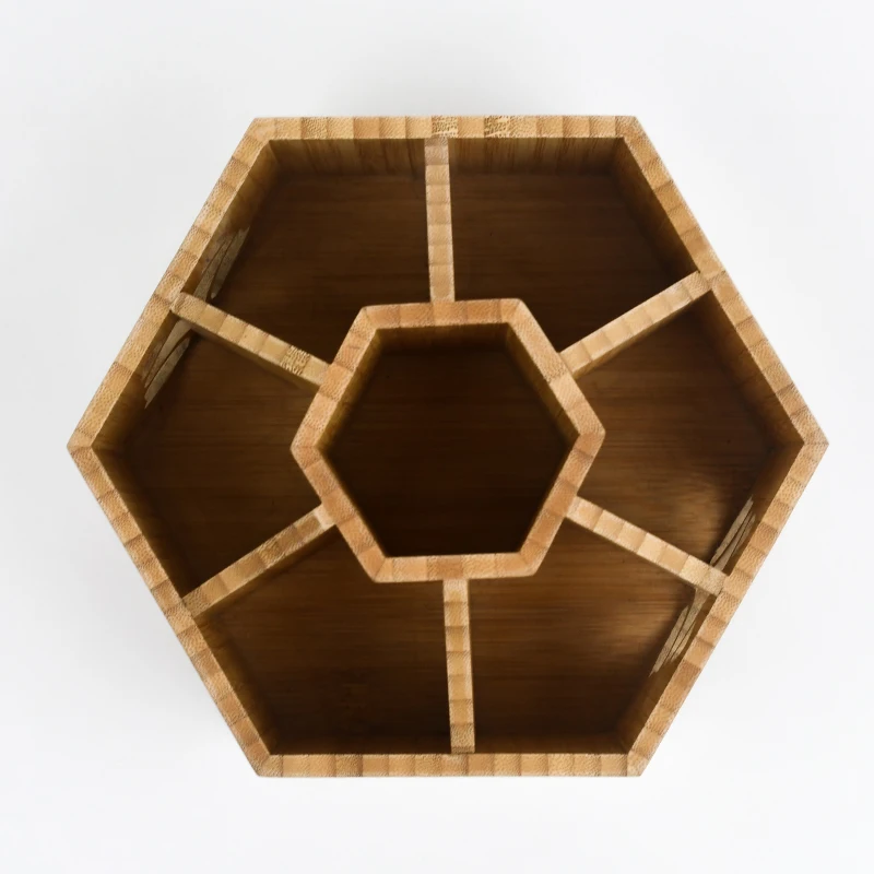 WDF Factory Wholesale holder and shelf for pen and pencils custom container stationery organizer bamboo pen holders