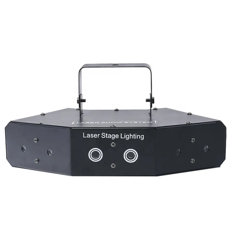 New style LED spider laser beam light projector, RGB full color DJ moving head beam light, 6 eyes beam laser stage light