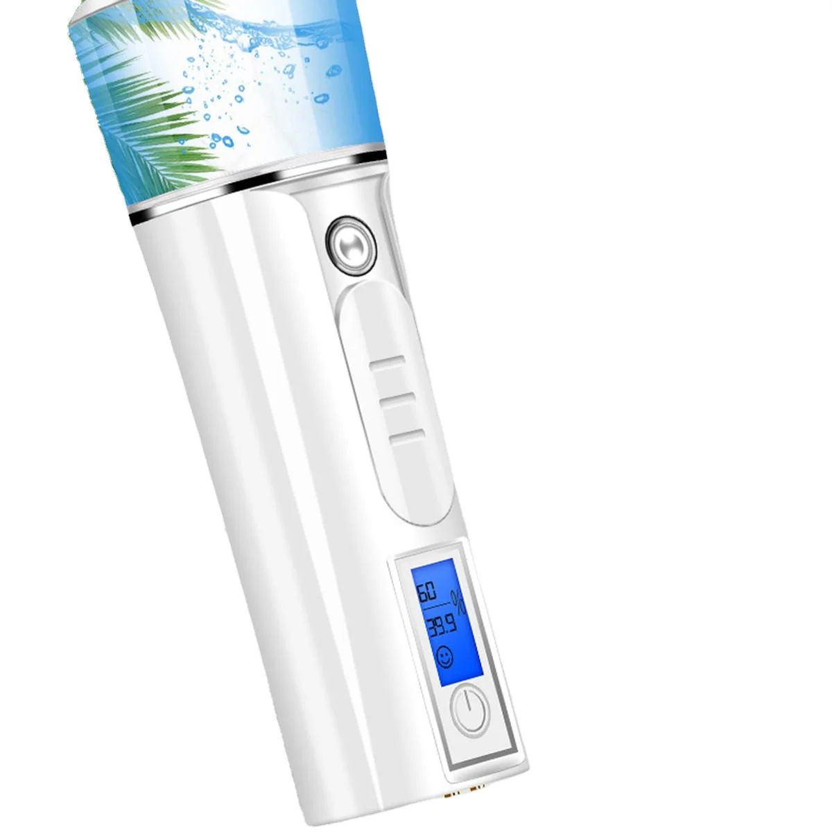 Facial Spray Steamer Bank Personal Mister Rechargeeable With Magnifying Lamp Face Portable Usb Power Moisturizing Nano Water