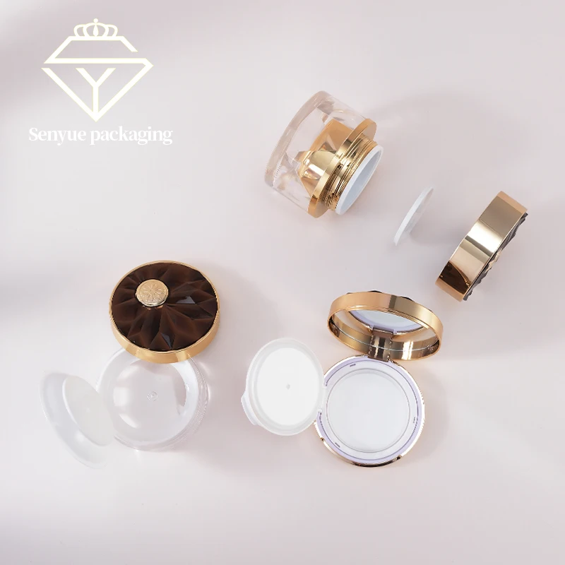 Acrylic double-layer cream bottle air cushion box powder box series eye cream face cream skin care products cosmetics packaging