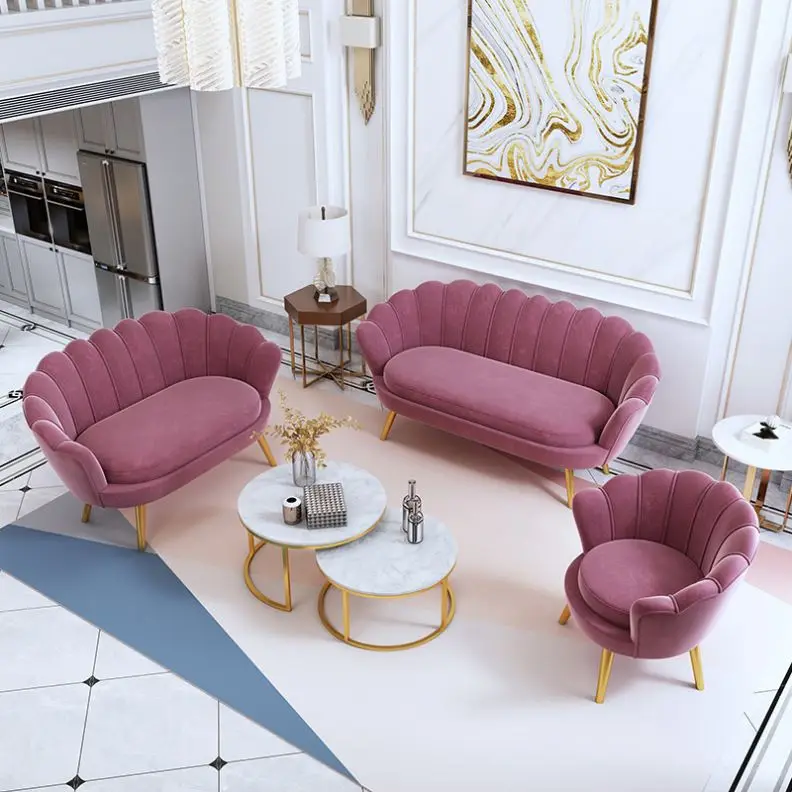 Recliners Set Fabric Furniture Large Sofa Classic Botton Living Room Chair
