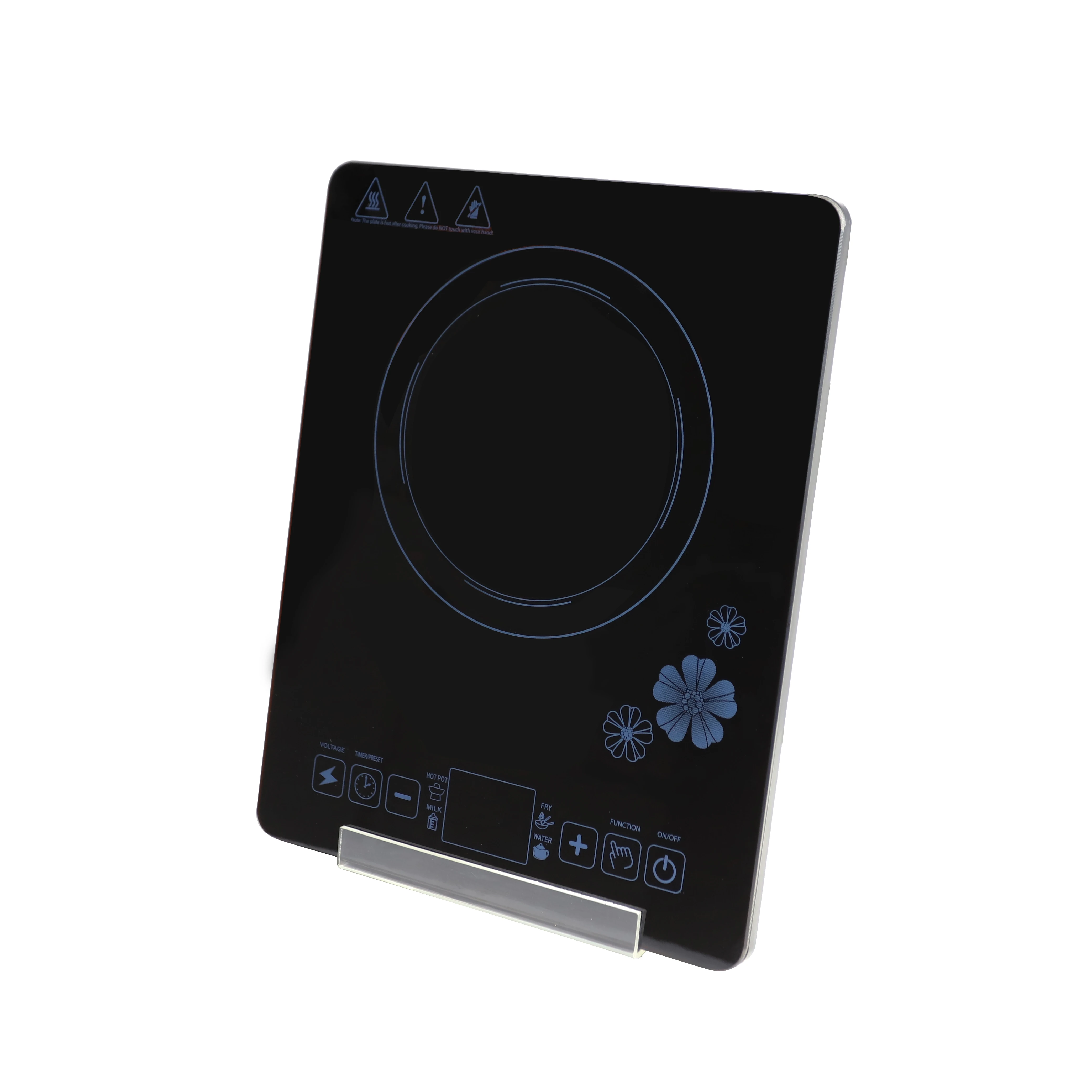 Popular Ultra-Thin Big Plate Induction Stove One Button Operation 2200W Induction Cooker With Key Control