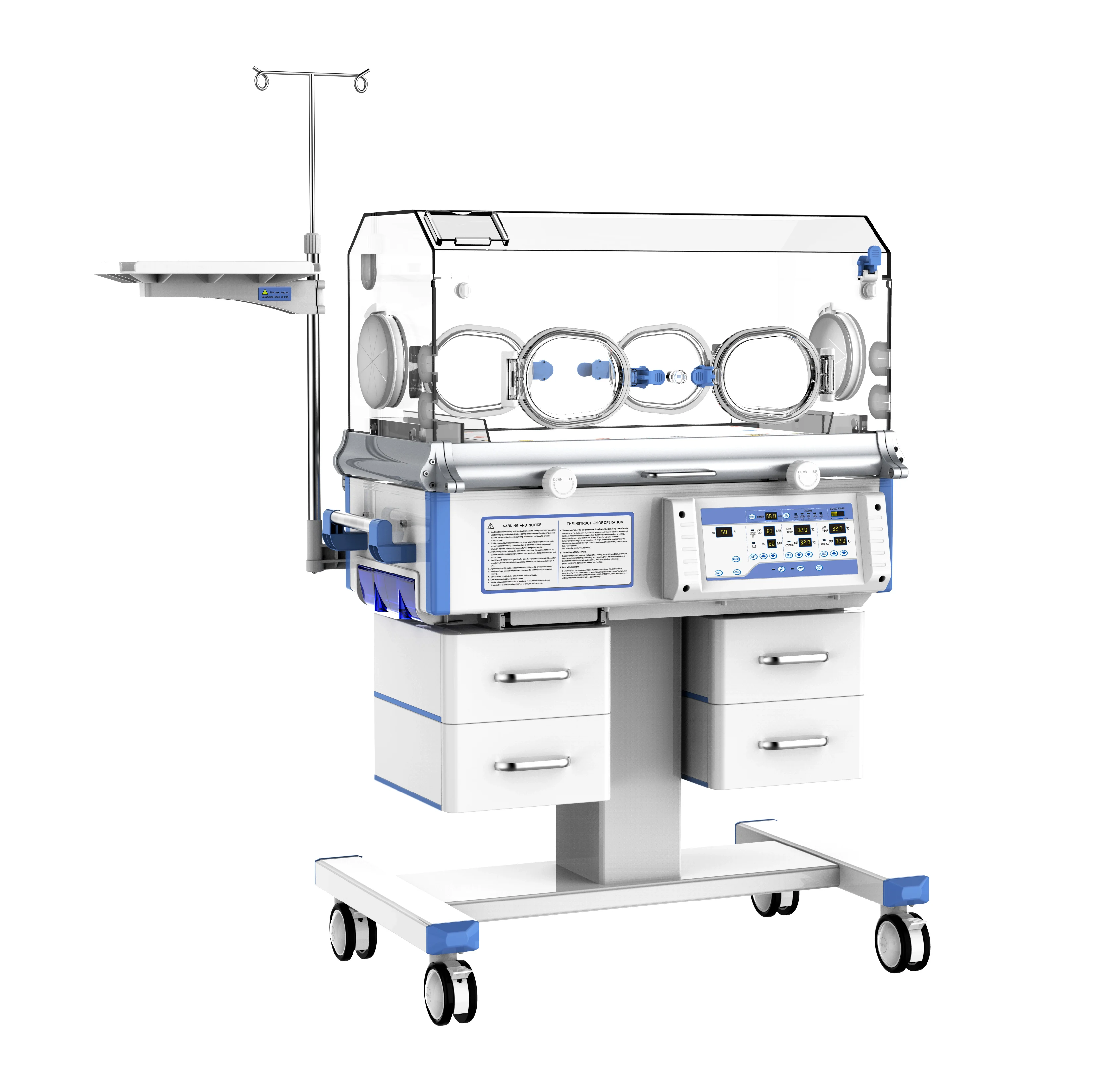 Medical Infant Care Hospital Phototherapy Unit Infant Neonatal Incubator Baby Incubator